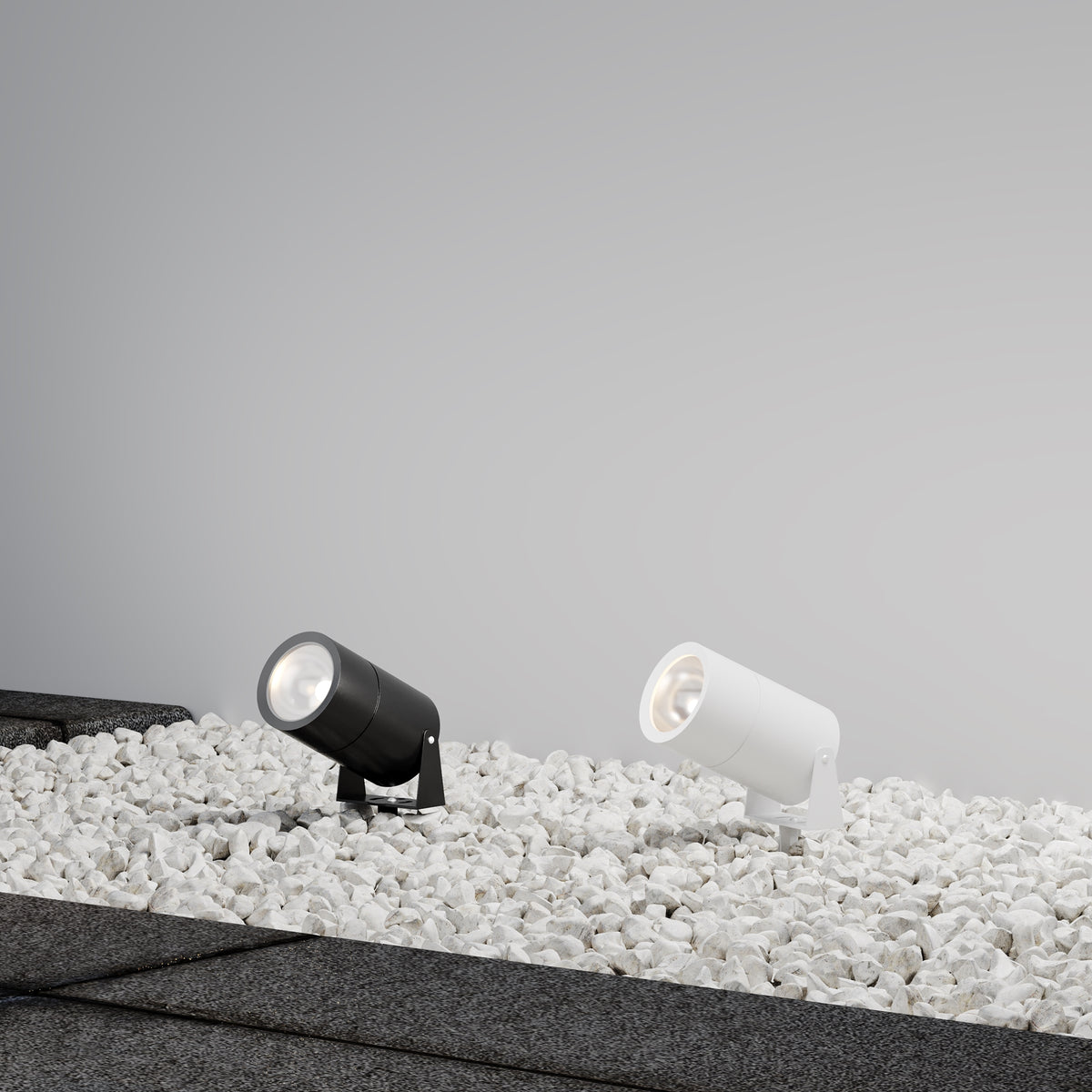 Illuminazione da esterno Bern - Maytoni - Bianco - O050FL-L15W3K