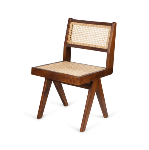 Dining Chair Dark Brown - Pierre Jeanneret Edition
