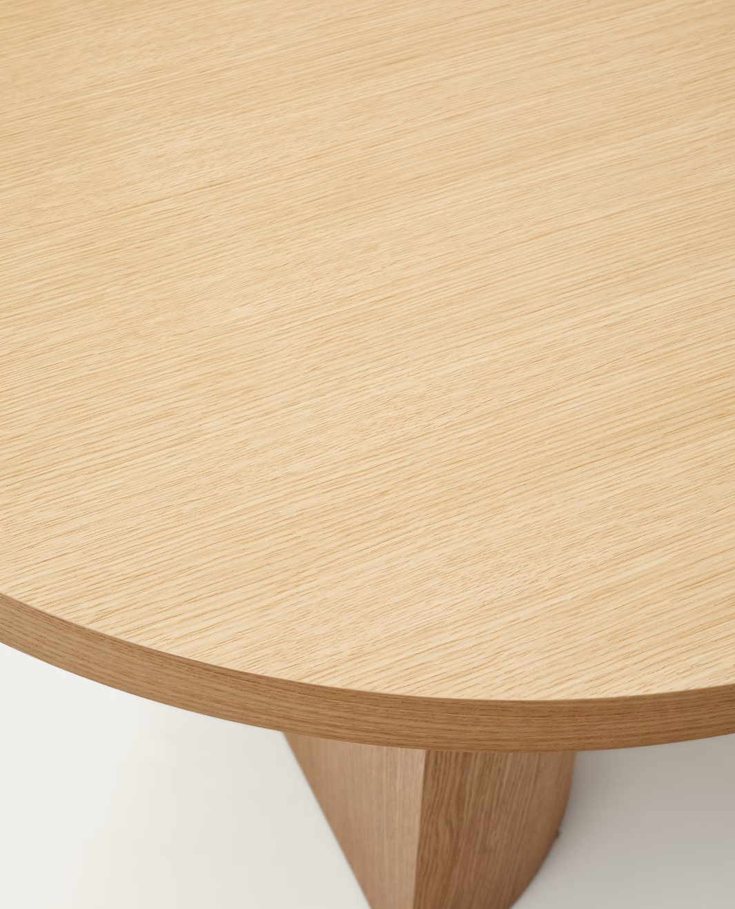 Nealy table with oak veneer and natural finish 240 x 100 cm