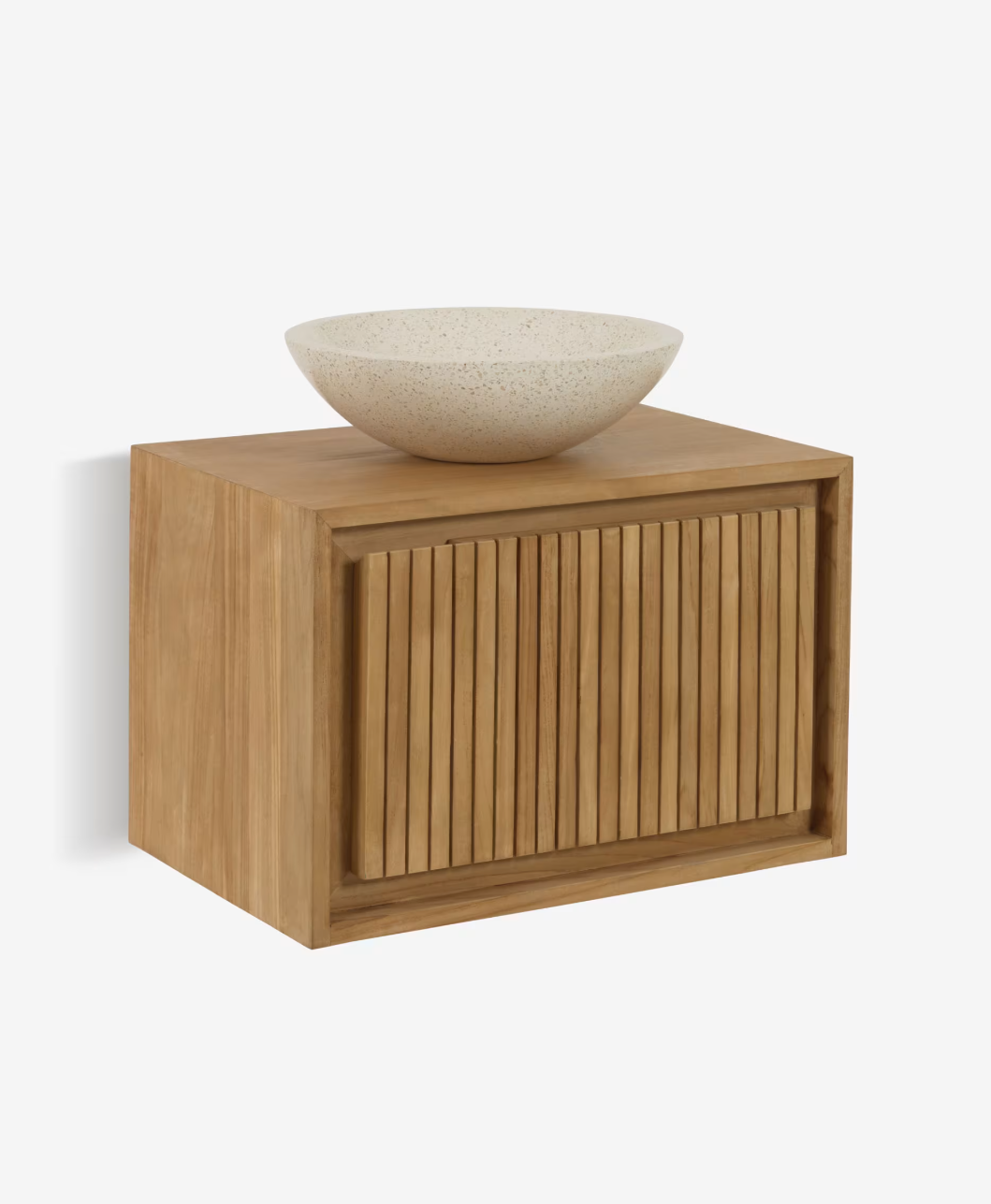 Mobile da bagno Taciana in legno massello di teak 60 x 40 m