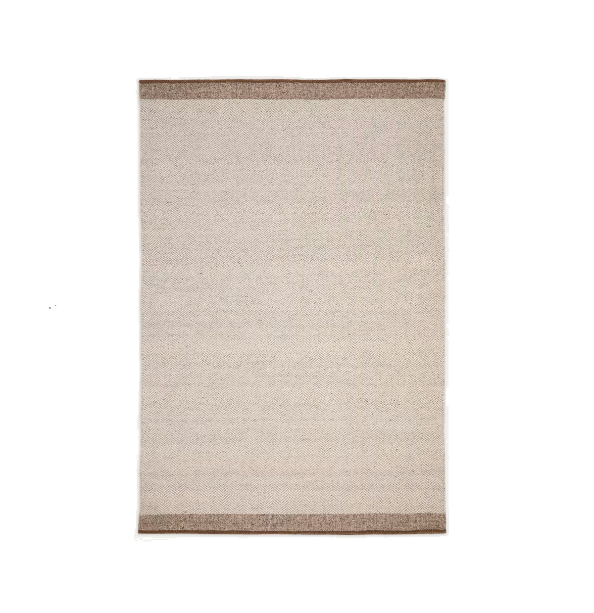 Tappeto Nifelia jacquard in lana beige