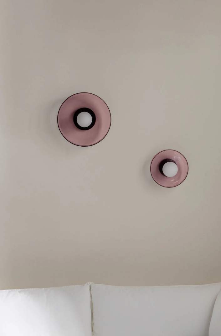 Jaxal - Applique da parete in vetro e acciaio inossidabile (Set di 2)