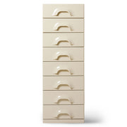 Cassettiera con 8 cassetti, crema