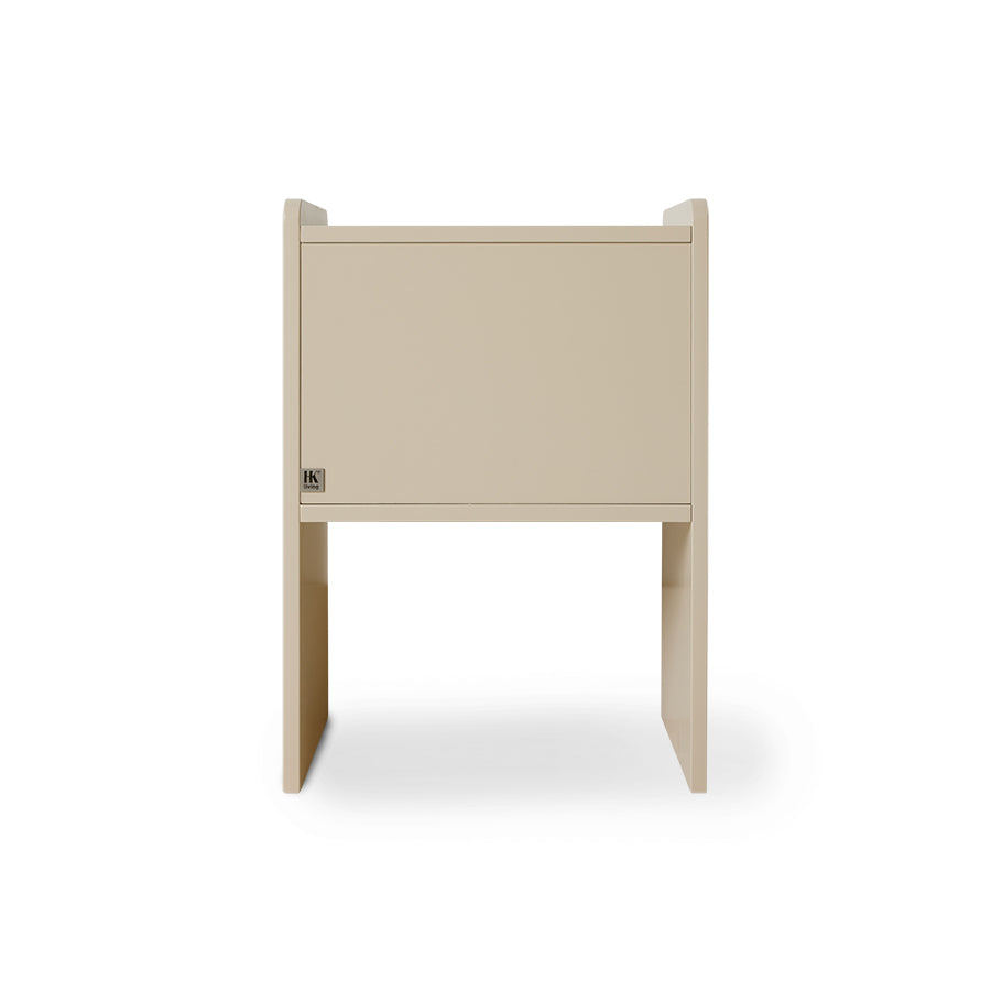 Comodino Space, salvia/crema