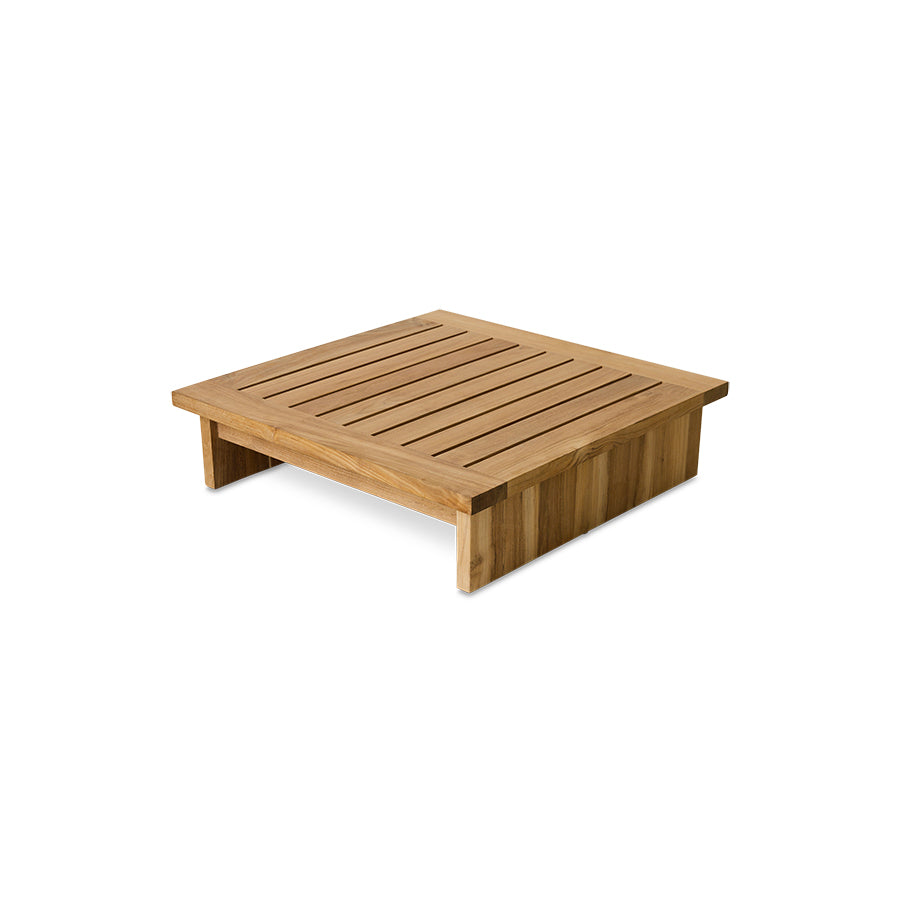 Pouf da esterno in teak, Botanical