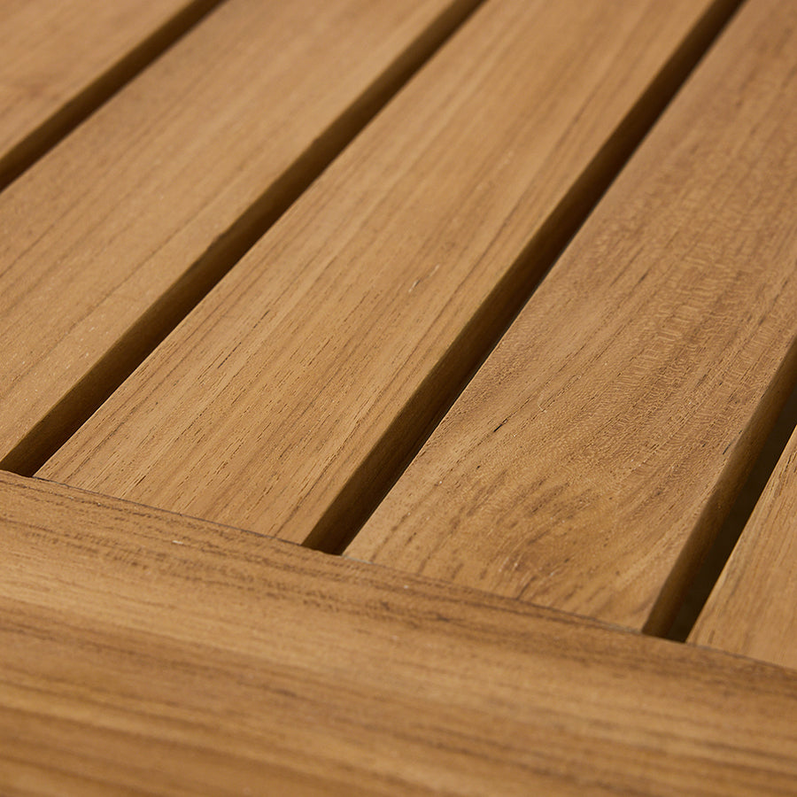 Pouf da esterno in teak, Botanical