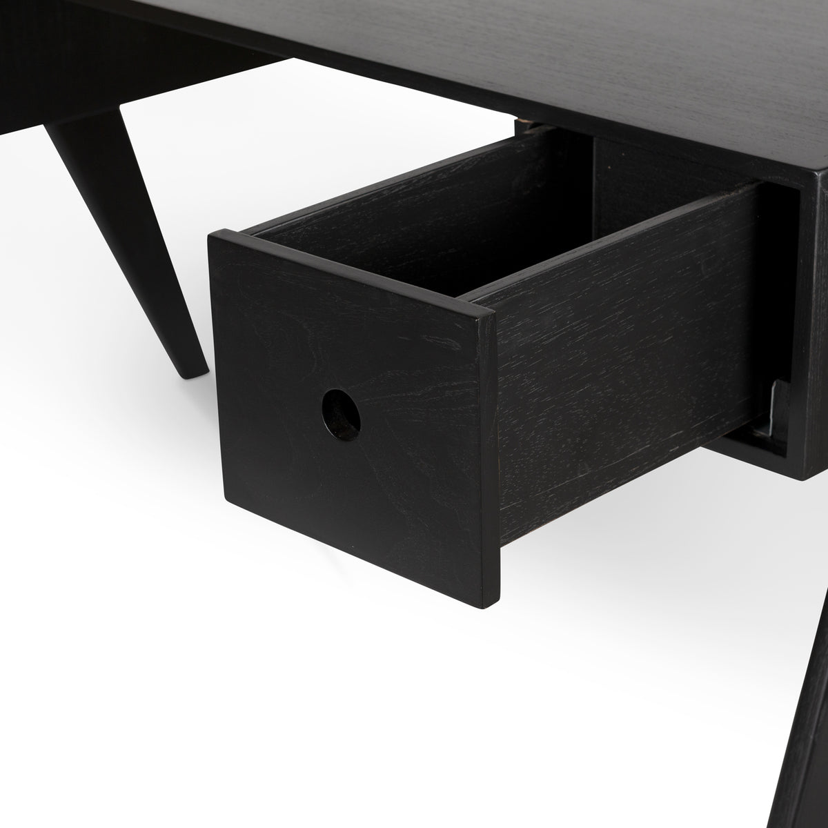 Scrivania Office Desk 150cm - Charcoal Black - Pierre Jeanneret Edition