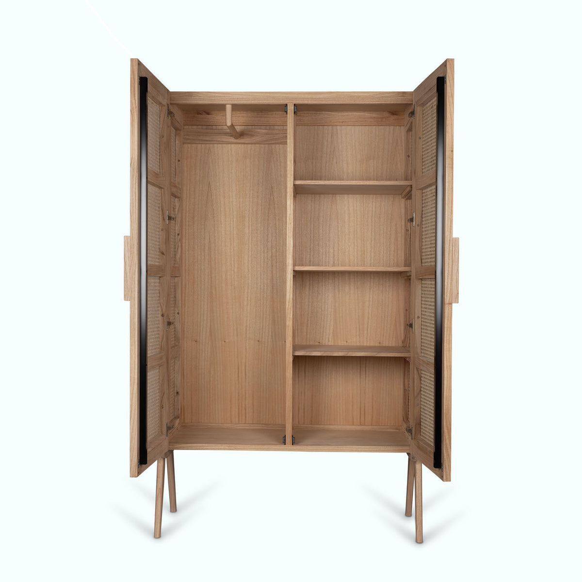 Armadio Storage Cabinet Lucien con appendiabiti - Natural - Pierre Jeanneret Edition
