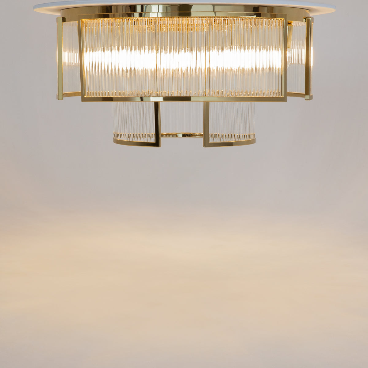 Lampada da soffitto Frame - Maytoni - Oro - MOD174CL-09G