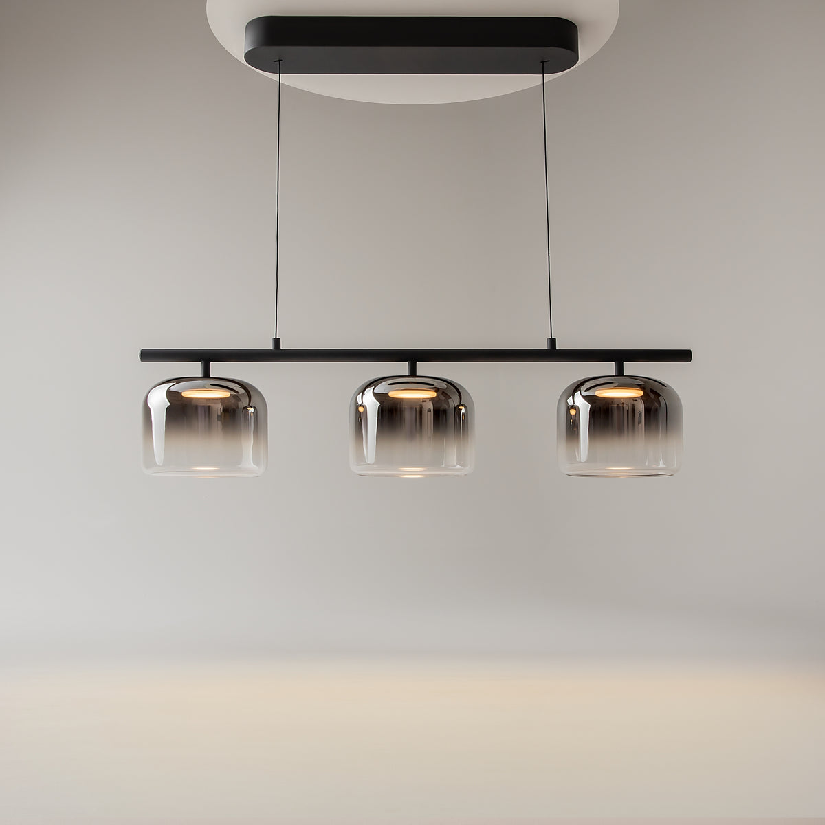Lampada a sospensione Spirito - Maytoni - Nero - MOD286PL-L12B3K