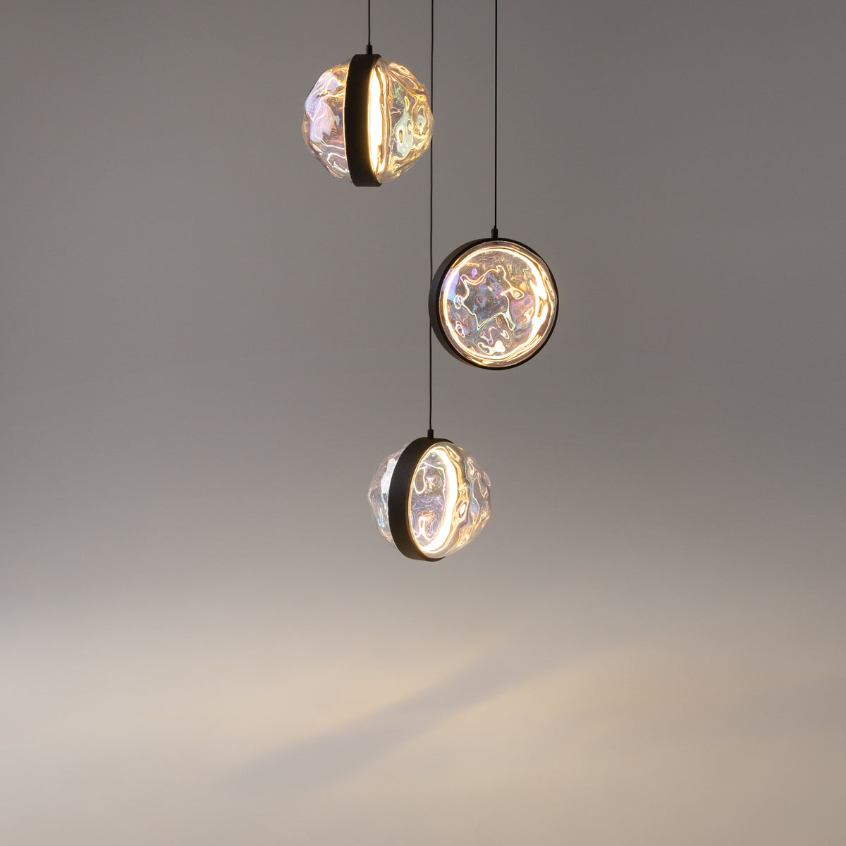 Lampada a sospensione Misterio - Maytoni - Nero - MOD379PL-L17B2.7K