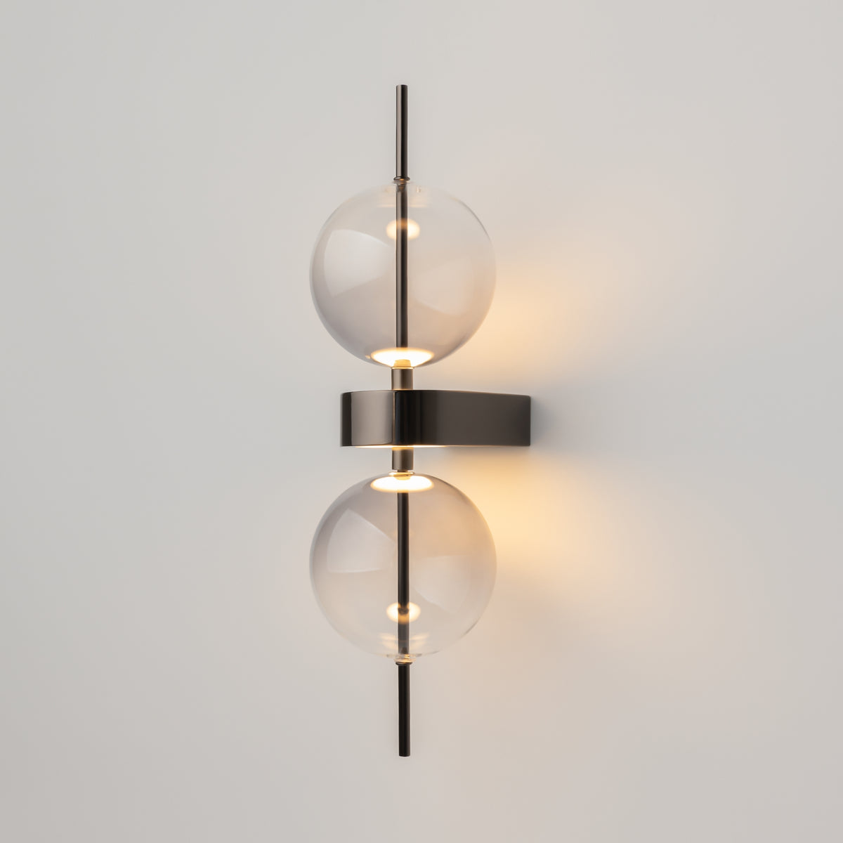 Lampada a muro Double Moon - Maytoni - Nero - MOD478WL-L8B3K