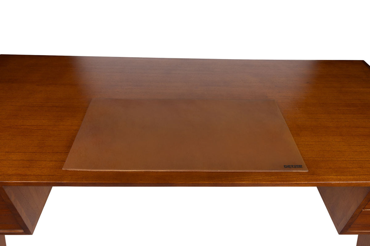 Sottomano in pelle Leather Desk Pad - Dark Brown