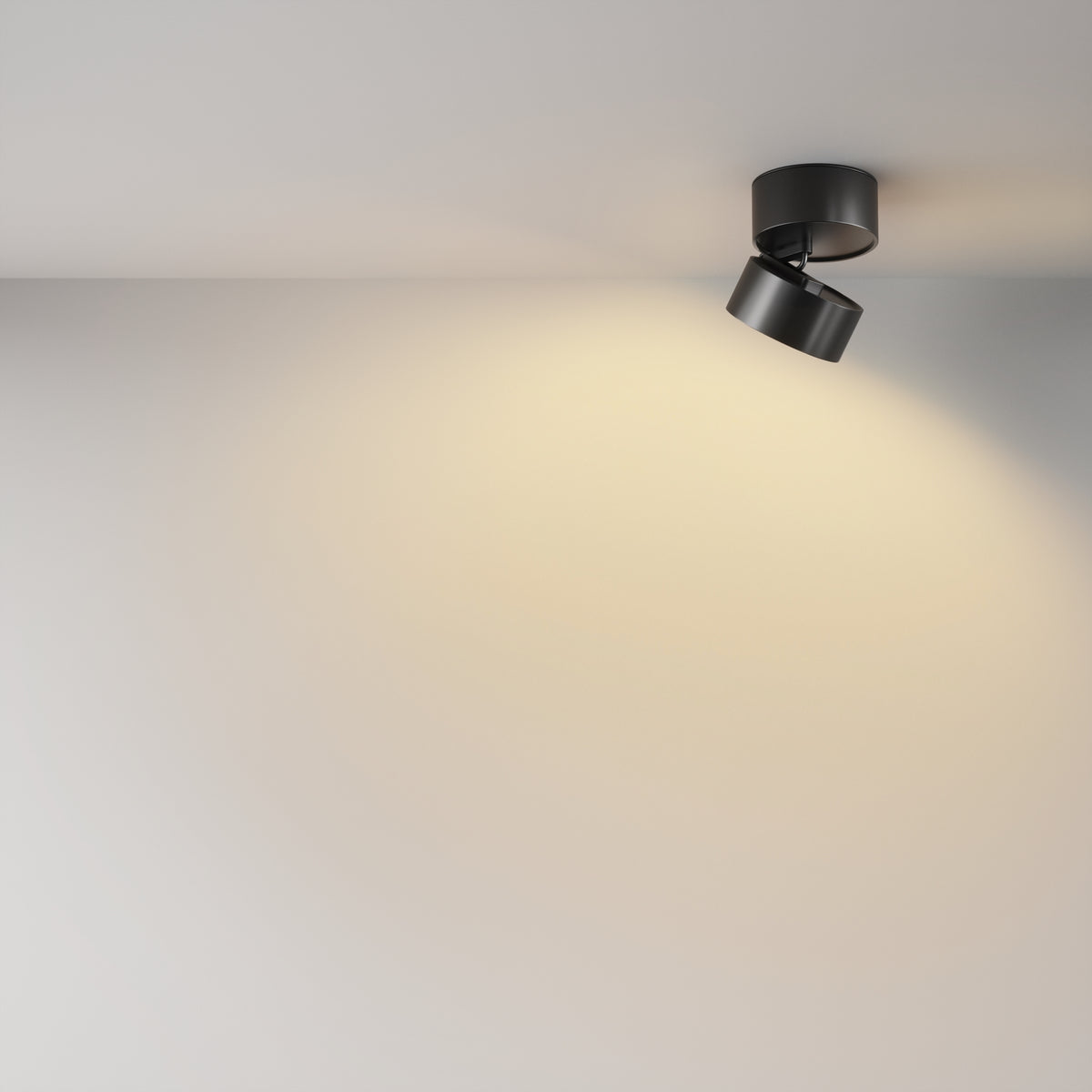 Lampada da soffitto Onda - Maytoni - Nero - C024CL-12W2.7K-B-1