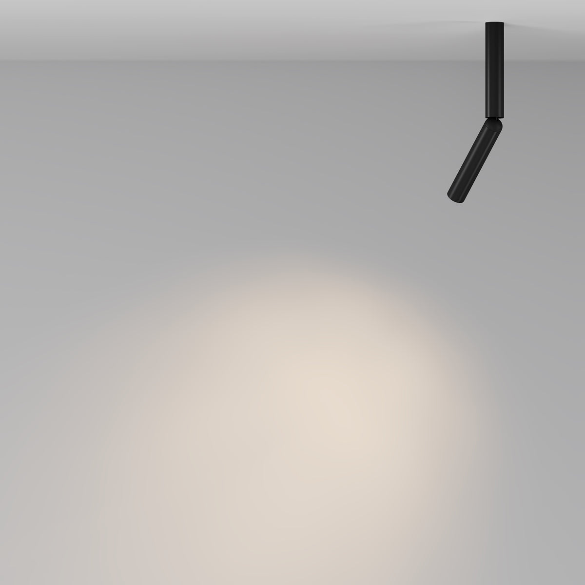 Lampada da soffitto Focus T - Maytoni - Nero - C142CL-6W3K-B
