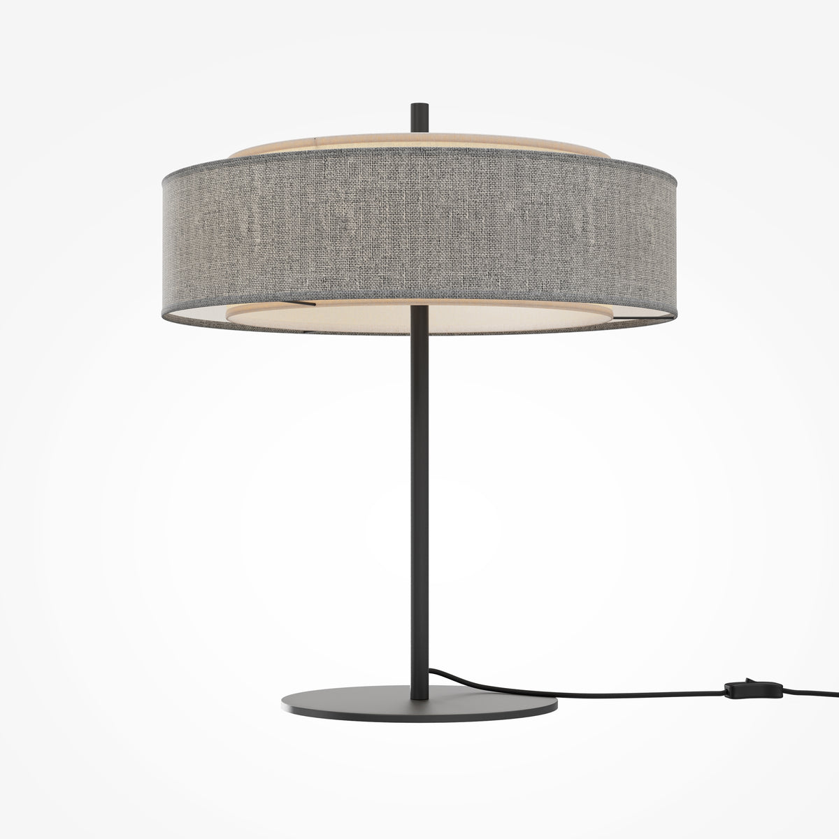 Lampada da tavolo Bergamo - Maytoni - Nero - MOD613TL-02GR