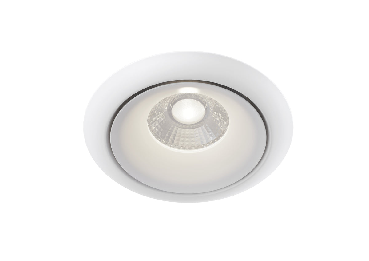 Una lampada da incasso Yin 3000K 1x9W 60° - Maytoni - Bianco - DL031-2-L8W