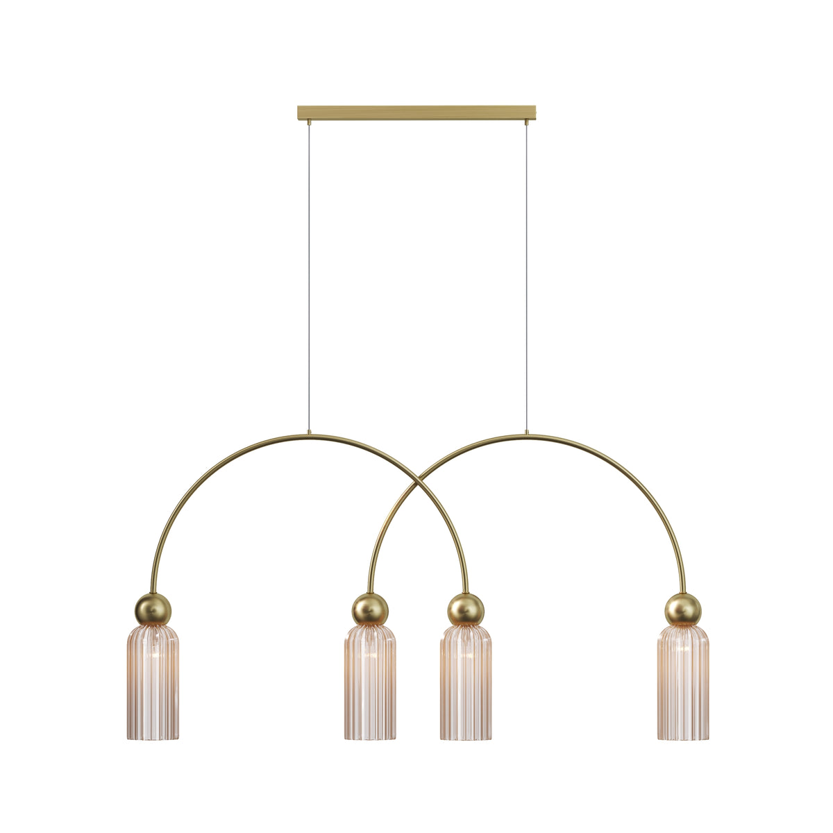 Lampada a sospensione Antic - Maytoni - Oro - MOD302PL-04CG