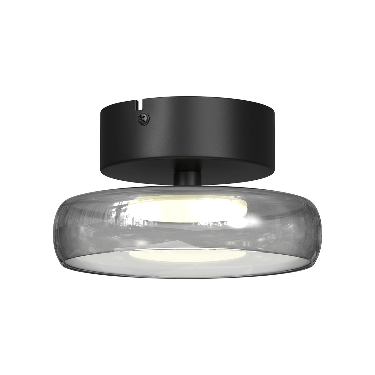 Lampada da soffitto Float - Maytoni - Nero - MOD498CL-L13BK1