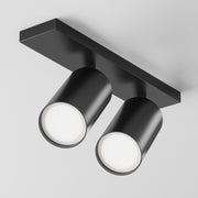 Lampada da soffitto FOCUS S GU10 2x10W - Maytoni - Nero - C051CL-U-2B