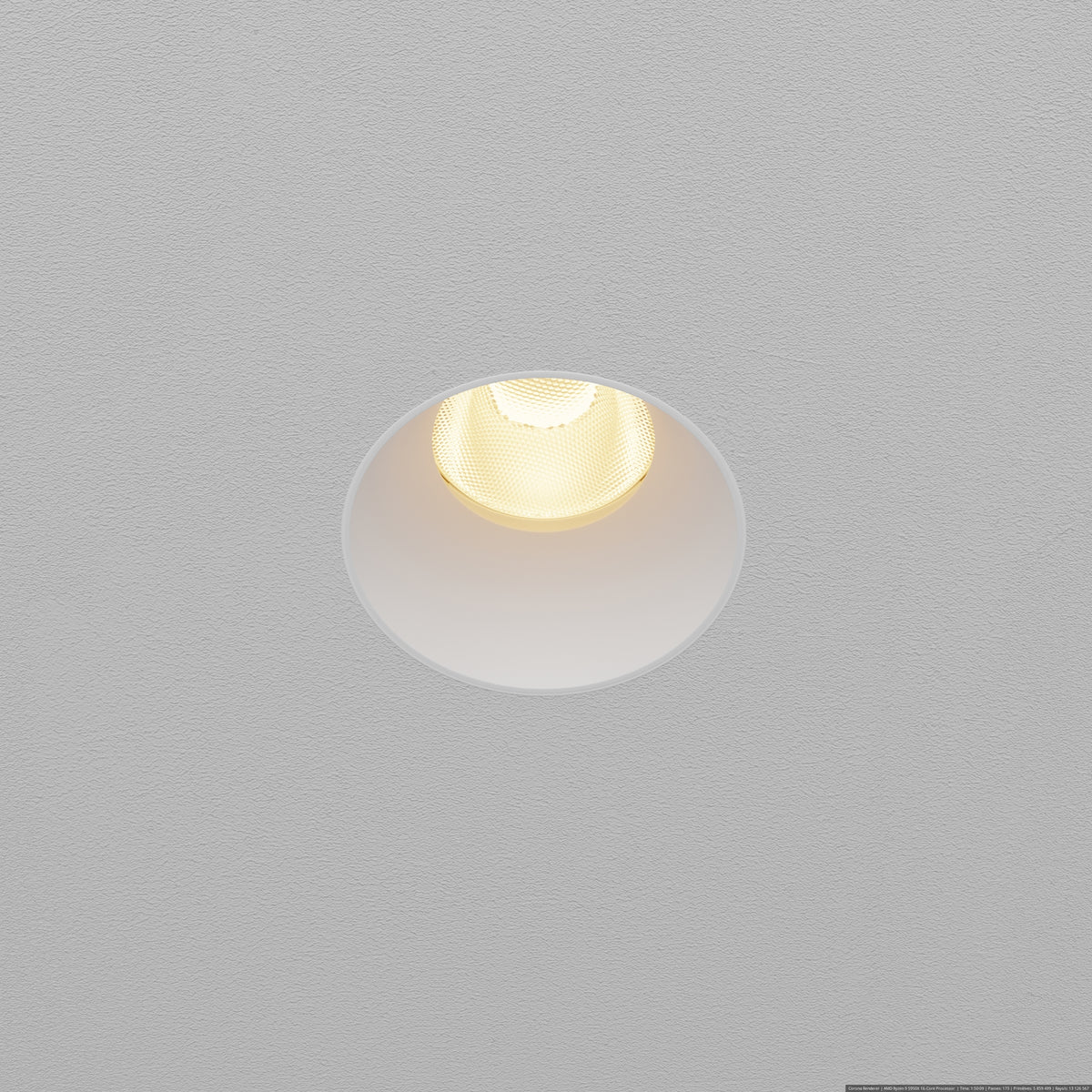 Faretto da incasso Dip - Maytoni - Bianco - DL119-10W-2.7K-TRS-W