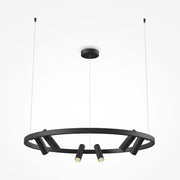 Lampada a sospensione Satellite - Maytoni - Nero - MOD102PL-L42B