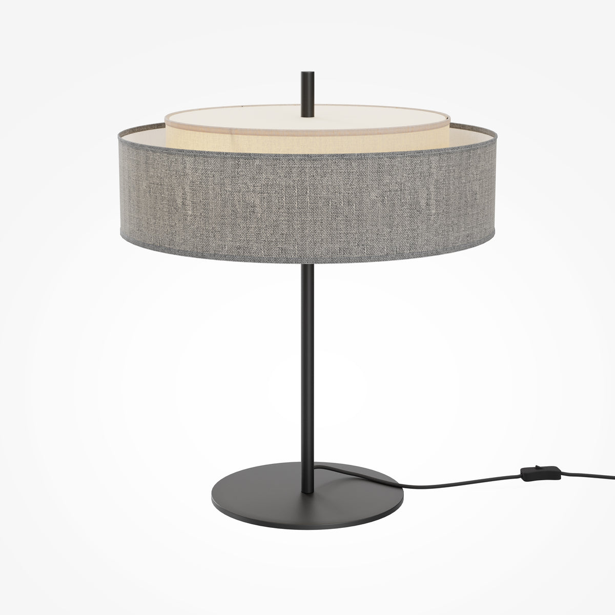 Lampada da tavolo Bergamo - Maytoni - Nero - MOD613TL-02GR