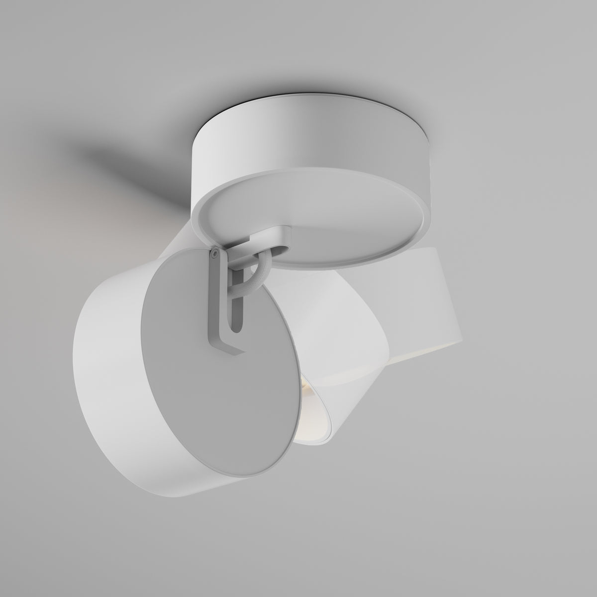Lampada da soffitto Lens - Maytoni - Bianco - C220CL-12W3K-W