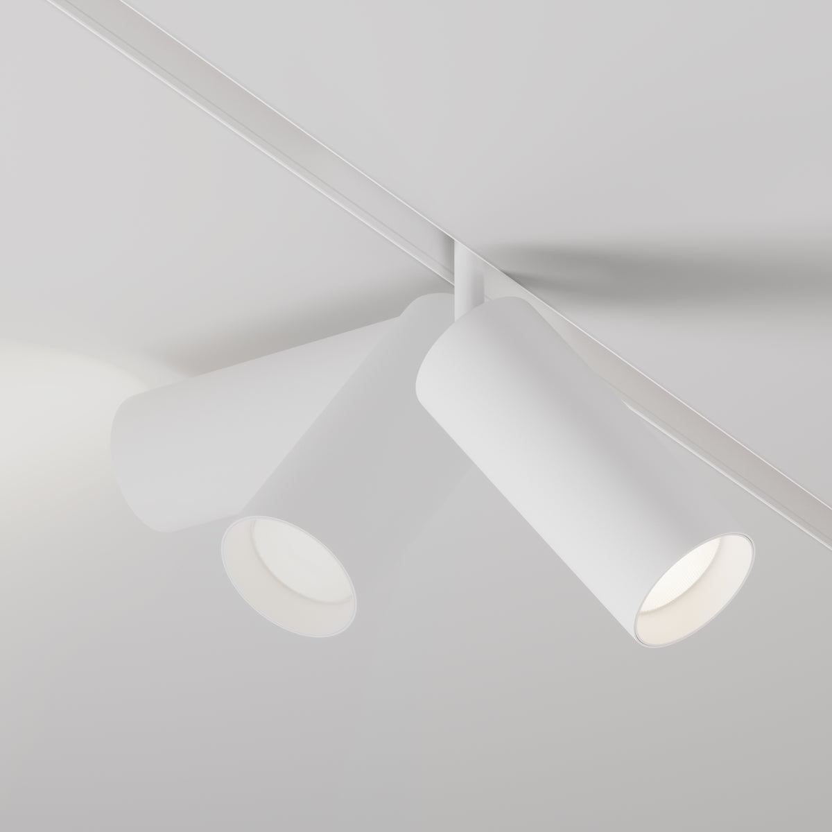Faretto per binario Focus LED - Maytoni - Bianco - TR032-4-20WTW-S-DD2-W