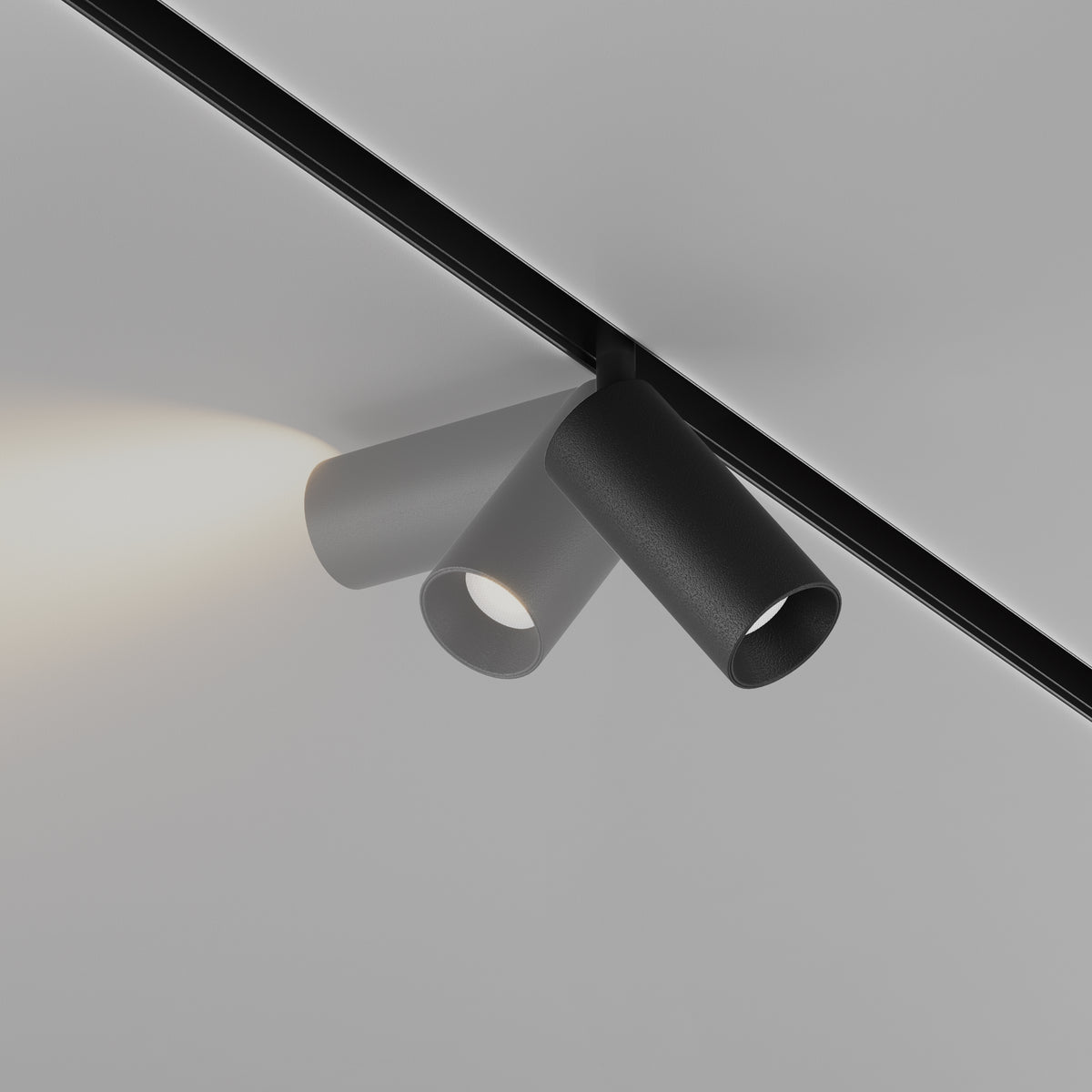 Faretto per binario Focus LED - Maytoni - Nero - TR032-4-5WTW-S-DD2-B