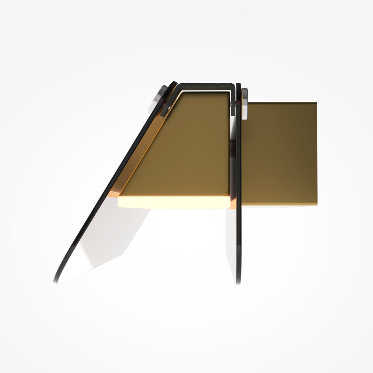 Lampada a muro Flat - Maytoni - Nero - MOD296WL-L6BC3K