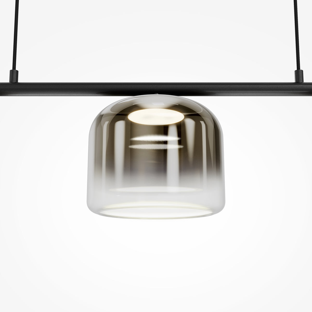Lampada a sospensione Spirito - Maytoni - Nero - MOD286PL-L12B3K
