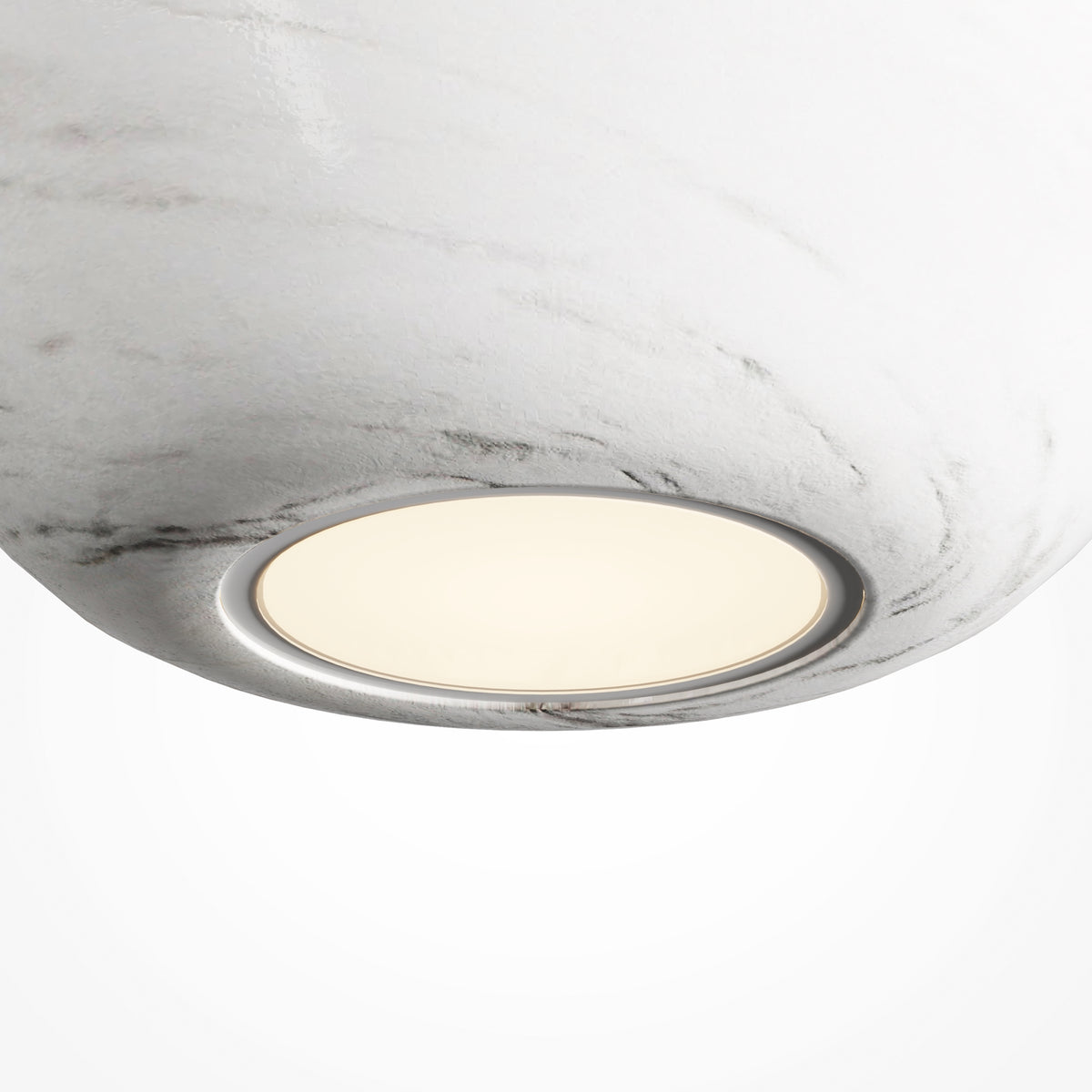 Lampada a sospensione Basic Texture - Maytoni - Bianco - MOD461PL-01W