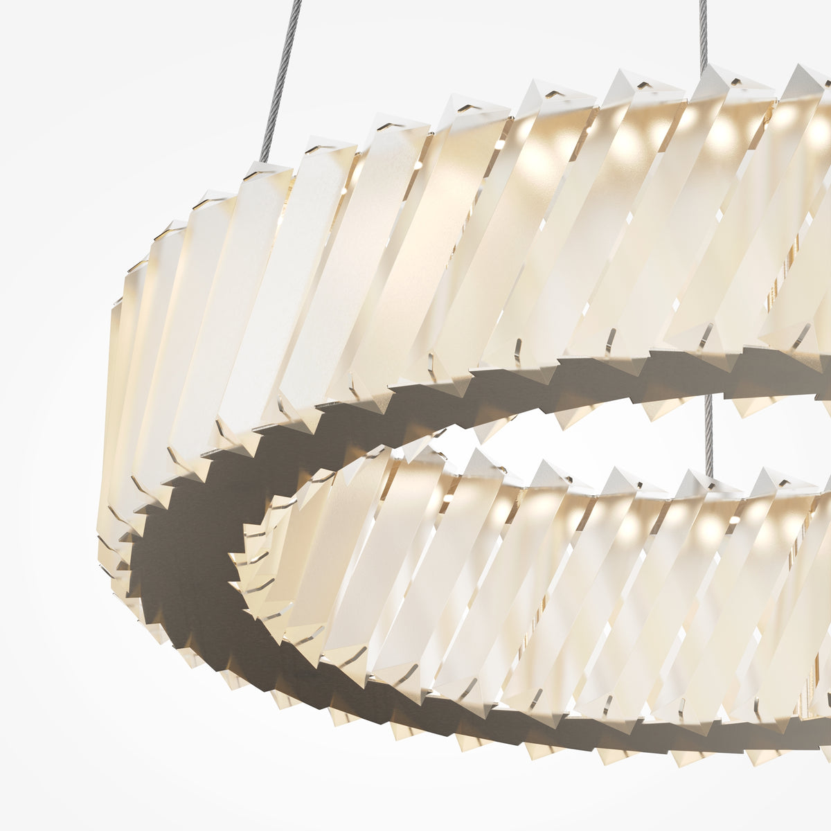 Lampada a sospensione Cilia - Maytoni - Beige - MOD540PL-L20BGK