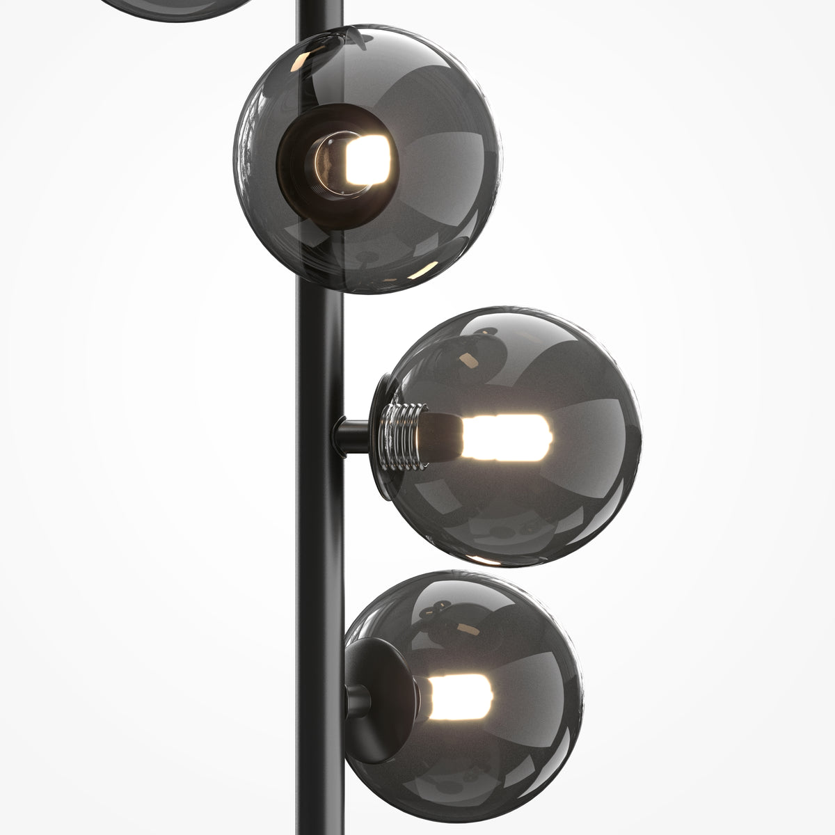 Lampada da terra Dallas - Maytoni - Nero - MOD545FL-06B