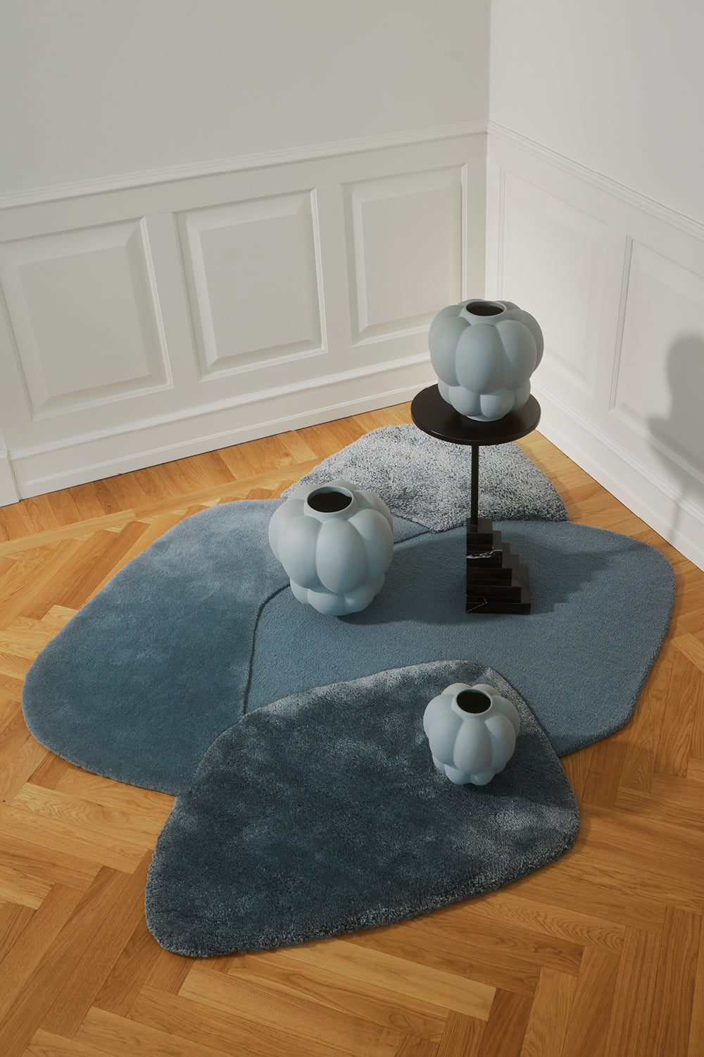 Tappeto MOLA - Blu polveroso - AYTM - L195xP140 CM