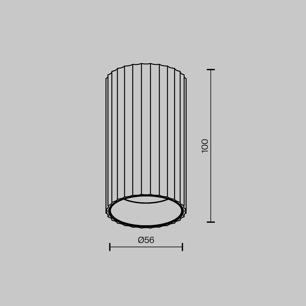 SET 4 PEZZI · Lampada da soffitto Calipso - Maytoni - Ottone - C106CL-01-GU10-BS · prezzo per 4 pezzi