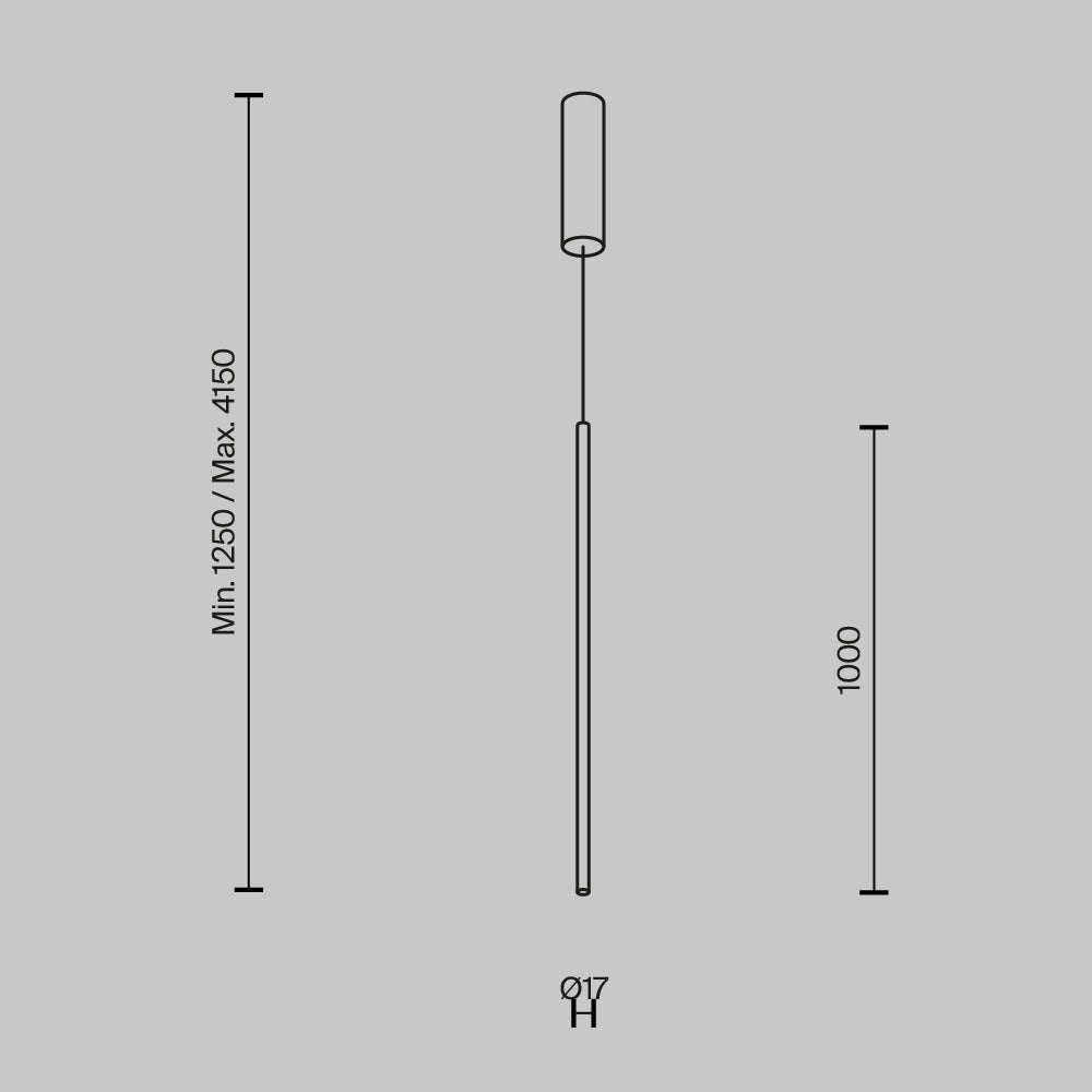 Lampada a sospensione Halo - Maytoni - Nero - MOD246PL-L24BK1