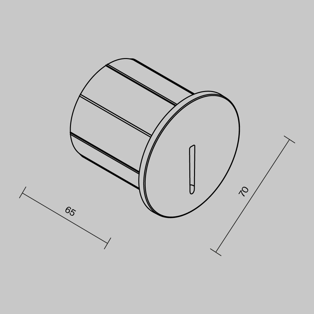 SET 4 PEZZI · Illuminazione per scale Lock - Maytoni - Nero - O014SL-L3B3K · prezzo per 4 pezzi