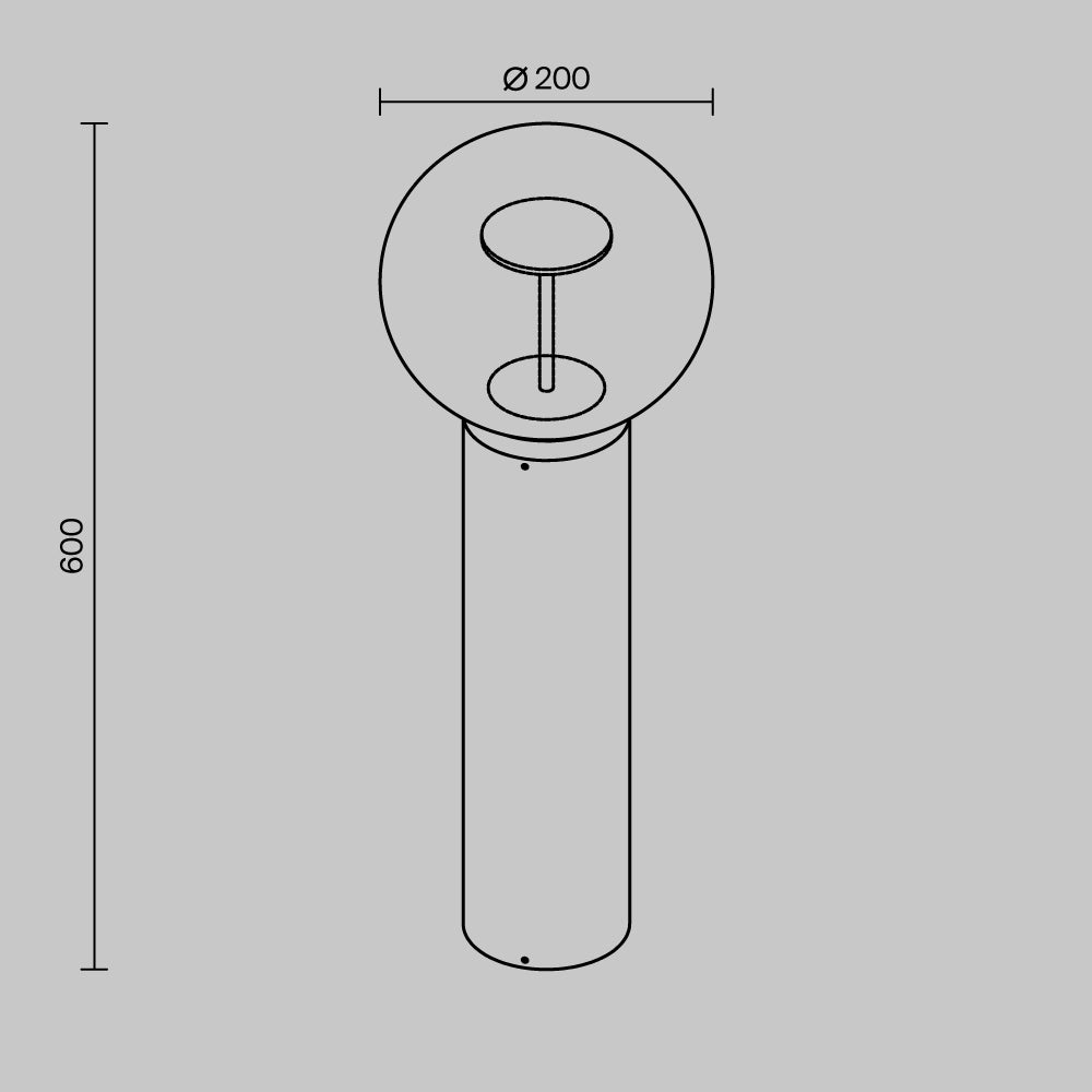 Lampada da esterno Velora - Maytoni - Marrone - O139FL-L8BRK