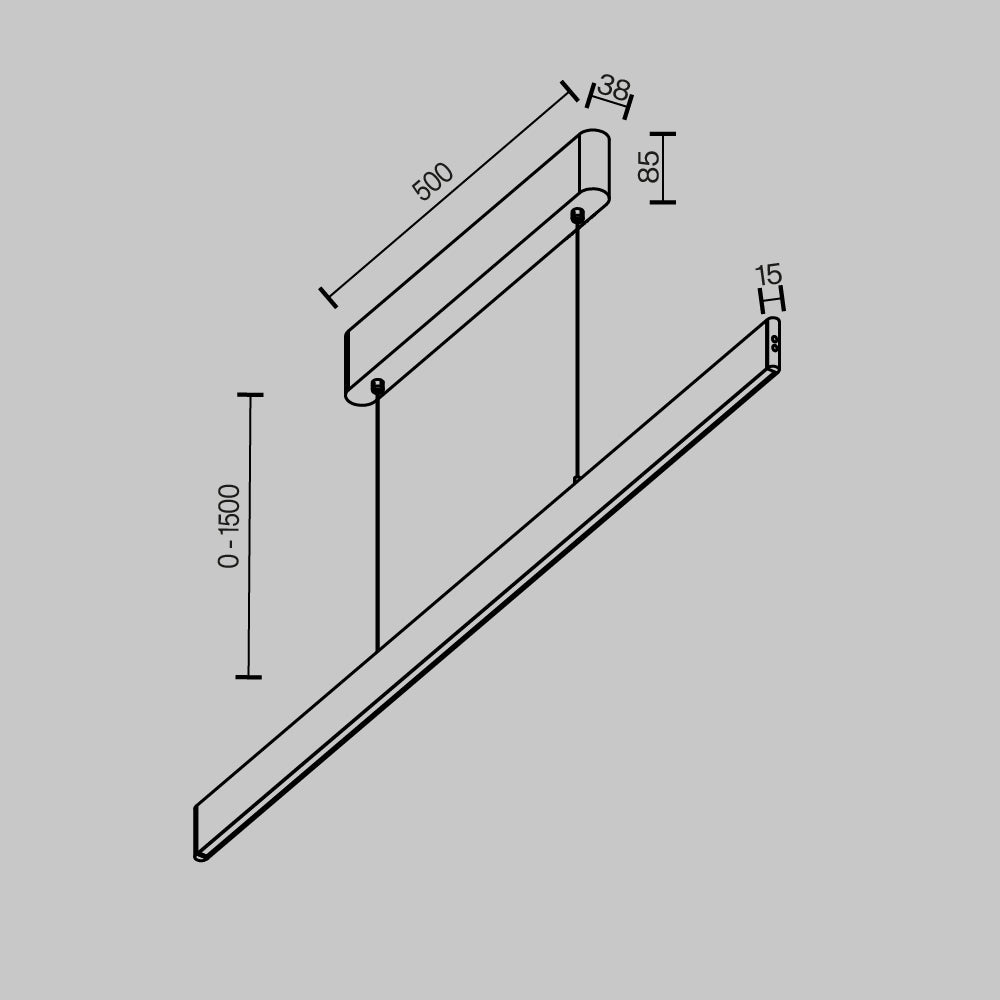 Lampada a sospensione Ephoria - Maytoni - Ottone - P109PL-36W2.7-6K-BS