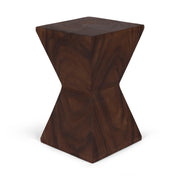 Tavolino in legno massello Stool S.A.S. 009 - Dark Brown
