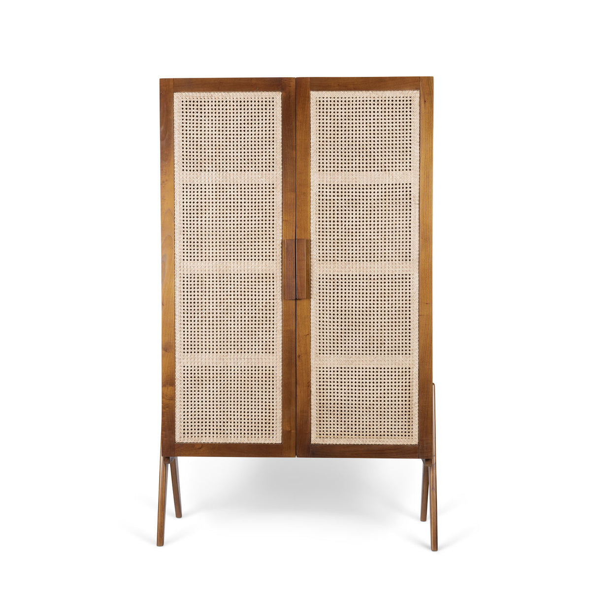 Armadio Storage Cabinet Lucien con appendiabiti - Dark Brown - Pierre Jeanneret Edition