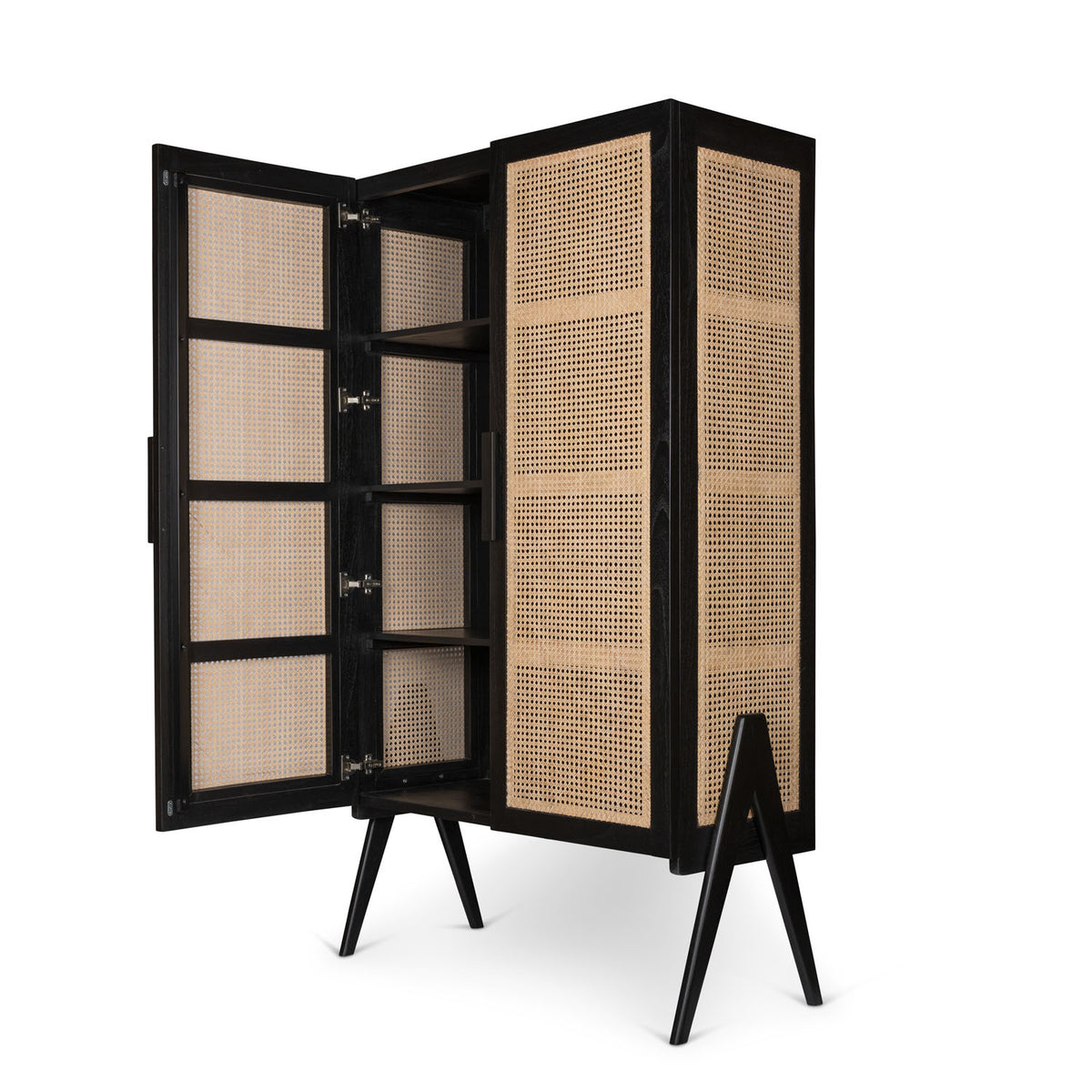 Armadio Storage Cabinet Lucien - Charcoal Black - Pierre Jeanneret Edition