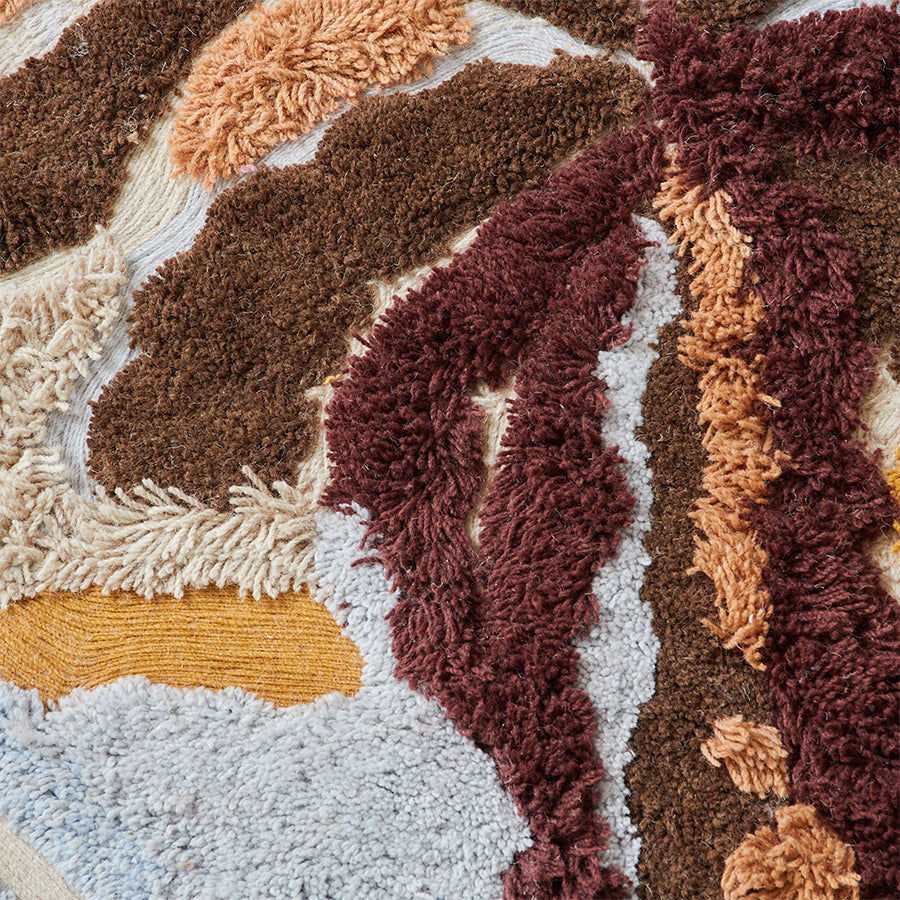 Tappeto tuftato rotondo Palm Beach (150x150 cm)