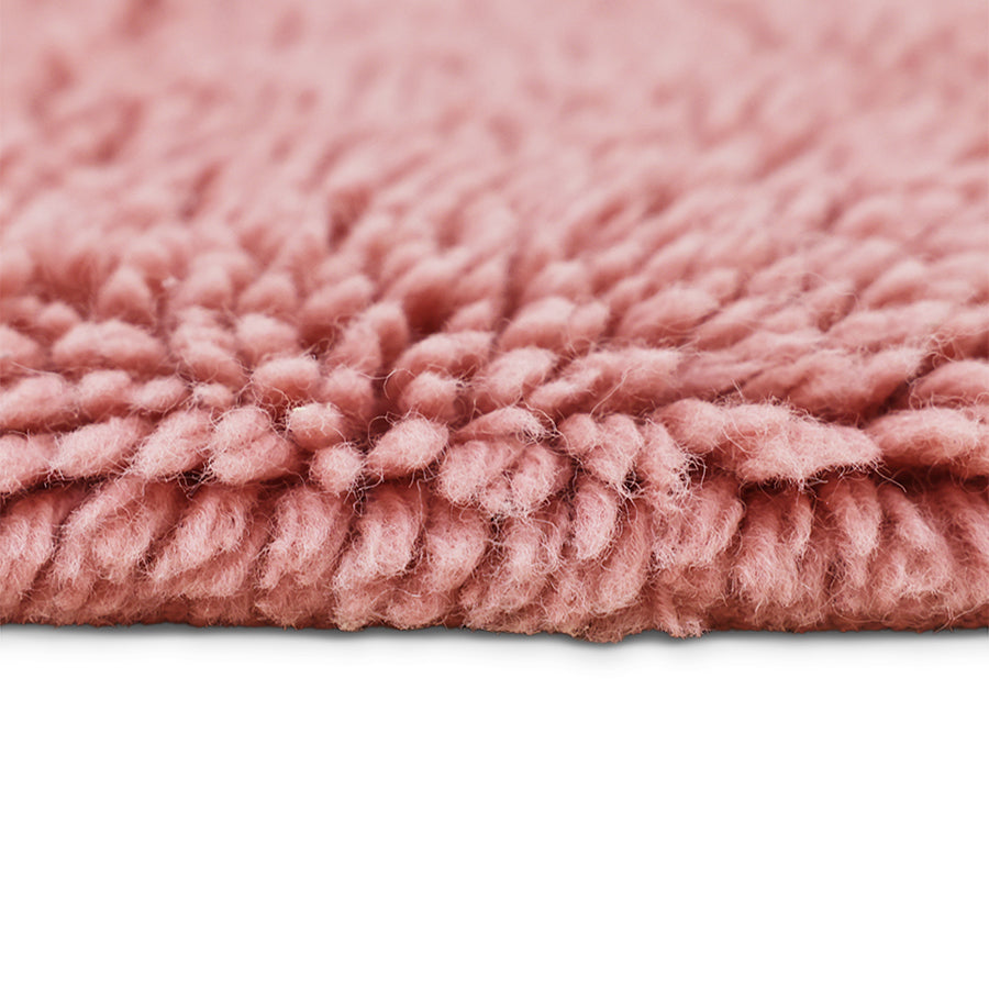Soffice tappeto rosa (150x240 cm)