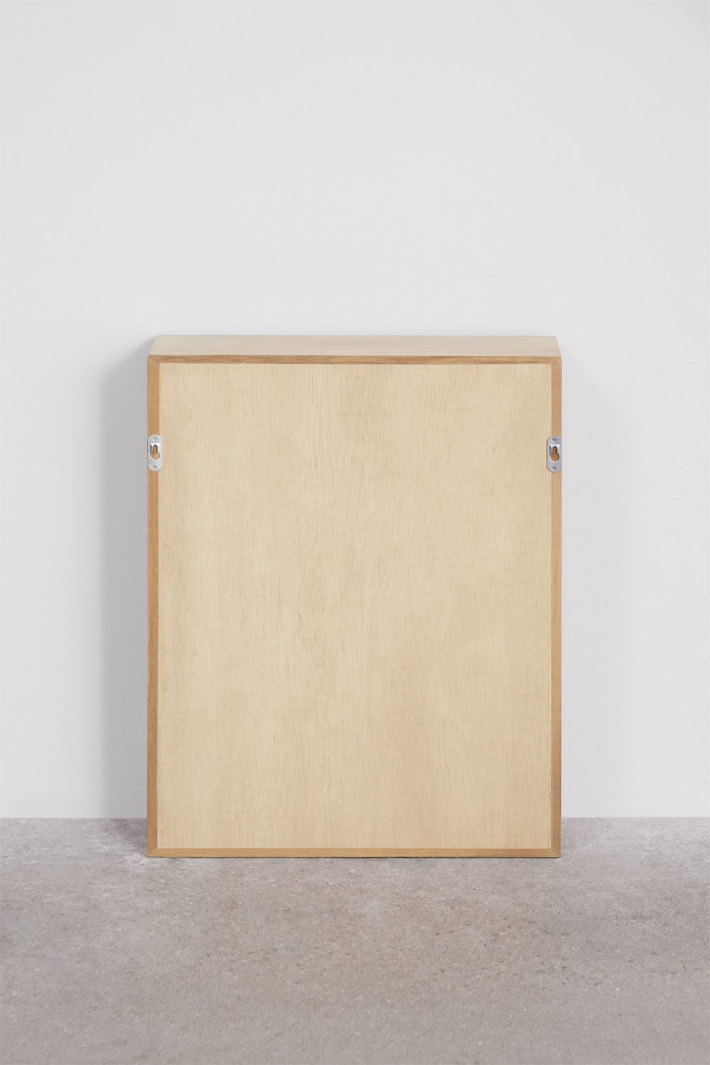 Ian - Pensile bagno con specchio 45x60 cm in legno di teak