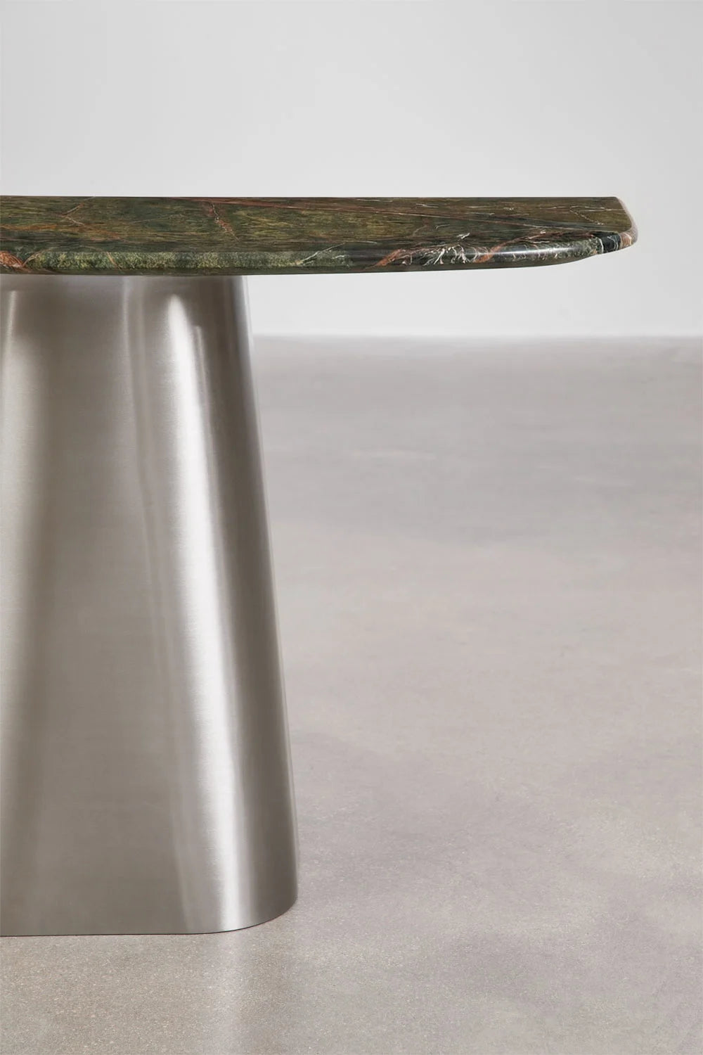 Moreila - Consolle ingresso 120x40 cm in pietra naturale e acciaio inossidabile