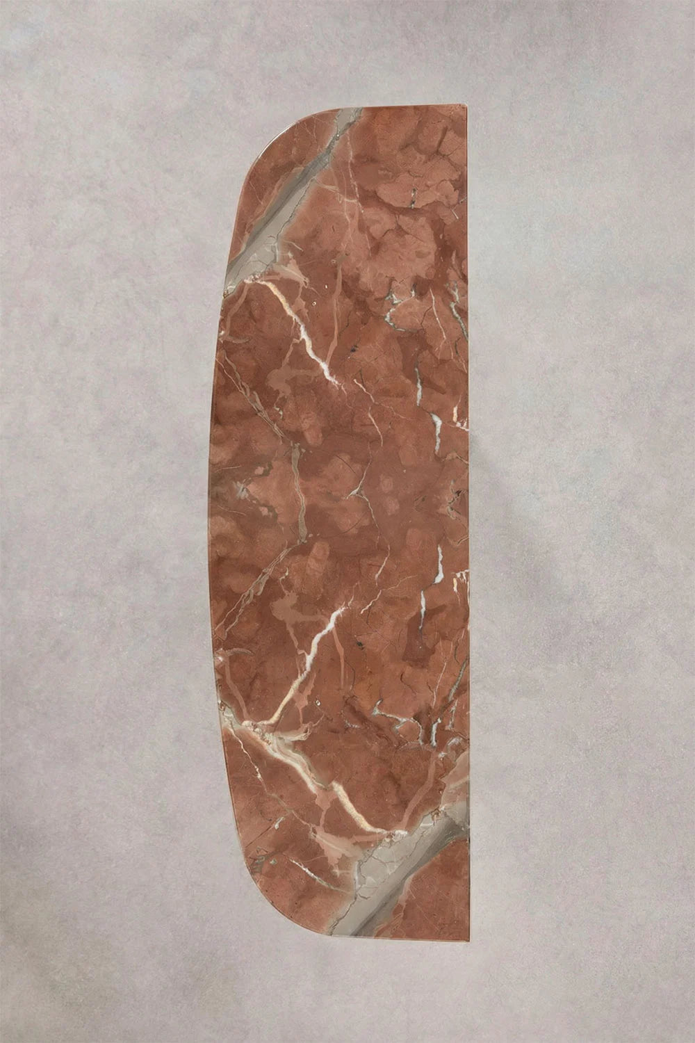 Moreila - Consolle ingresso 120x40 cm in pietra naturale e acciaio inossidabile