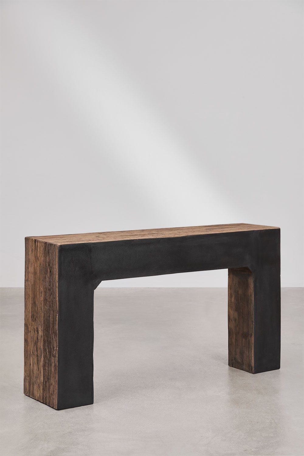 Juvira - Consolle ingresso 150x35 cm in legno riciclato